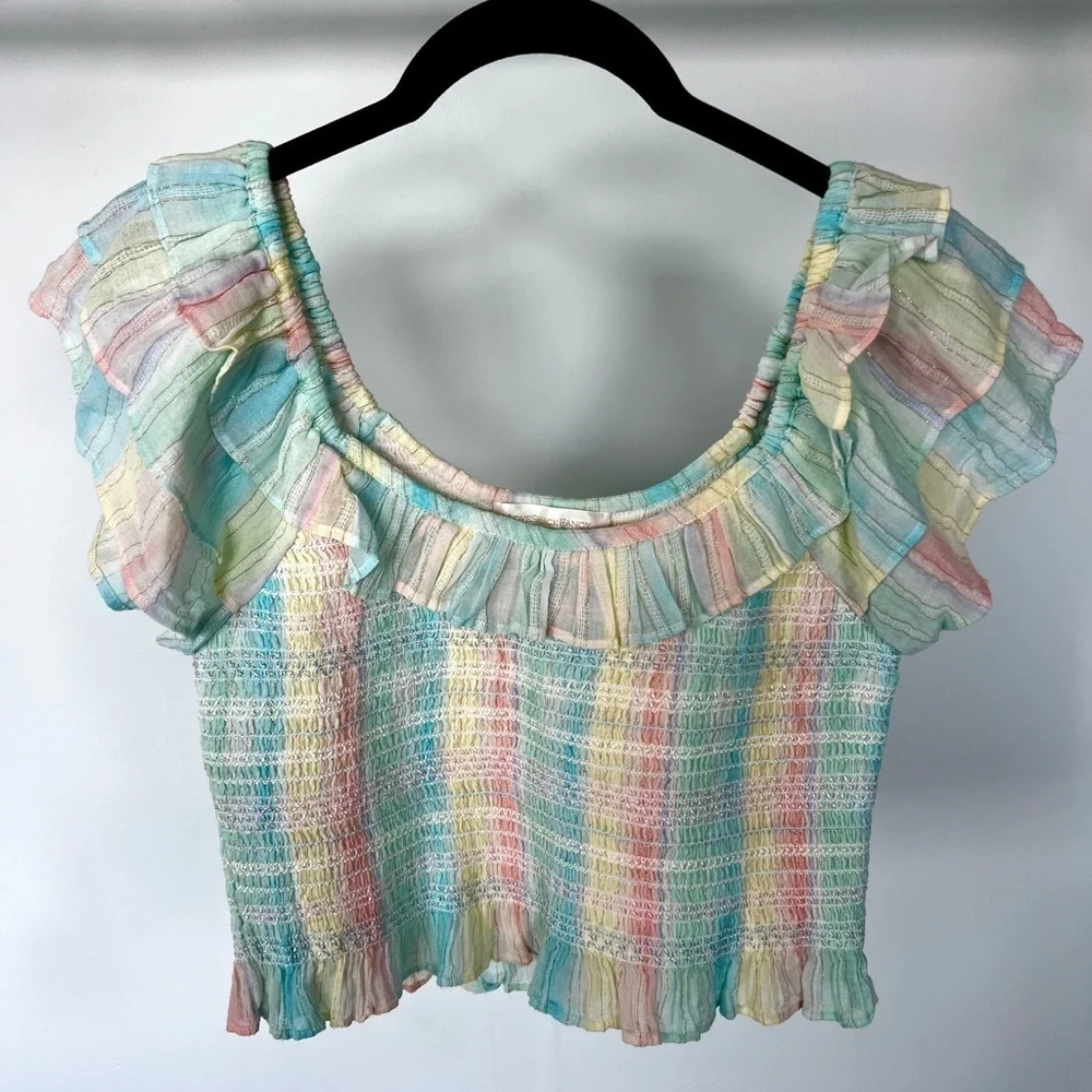 LoveShackFancy Saba top and Camilla Skirt